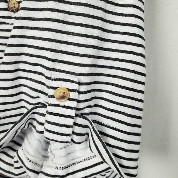 Croft & Barrow XXL White/Navy Stripe Top - Picture 3 of 7